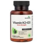 فيتامين ك2 + د3، 120 كبسولة.( Vitamin D3+K2 (10000 IU