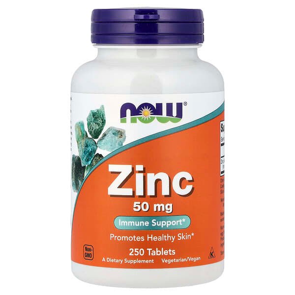 زنك، 50 مجم، 250 قرص.Zinc, Zink 50 mg, 250 Tabletten - الصورة 1
