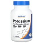 بوتاسيوم، 99 ملجم، 240 كبسولة.Kalium, 99 mg, 240 Kapseln/Potassium