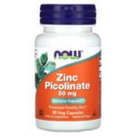 ناو فودز، بيكولينات الزنك، 50 مجم، 30 كبسولة عشبية.NOW Foods, Zinc Picolinate, 50 mg