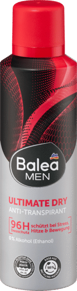 مزيل العرق ألتيميت دراي، 200 مل.Balea MEN Antitranspirant Deospray Ultimate Dry