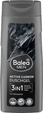 جل الاستحمام الكربون النشط 3 في 1 ، 300 مل.Balea MEN Duschgel Active Carbon 3in1