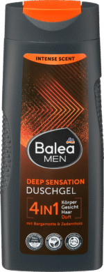 جل الاستحمام الإحساس العميق 4 في 1 ، 300 مل.Balea MEN Duschgel Deep Sensation 4in1