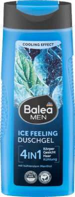 جل الاستحمام برائحة الثلج 4 في 1 ، 300 مل.Balea MEN Duschgel Ice Feeling 4in1