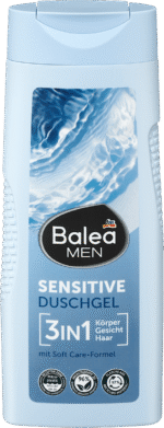 جل الاستحمام للبشرة الحساسة 3 في 1، 300 ملBalea MEN Duschgel Sensitive 3in1.
