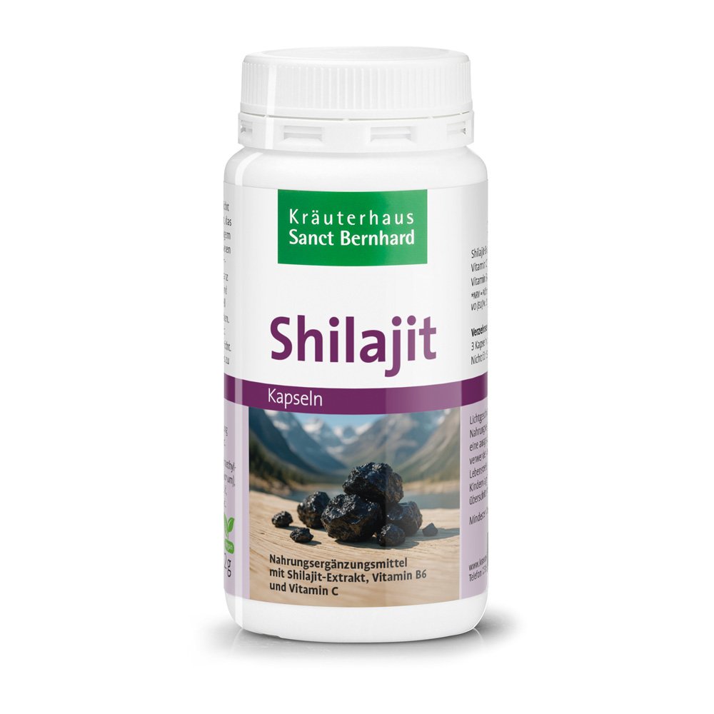 1435 كبسولات شيلاجيت.180 كبسولة.Shilajit von Kräuterhaus - الصورة 1