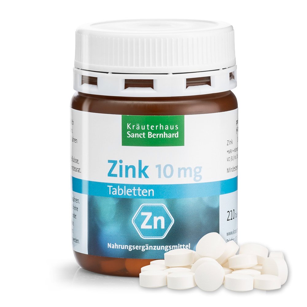 1474 (1) 210 قرص الزنك 10 ملغ. Zink 10 mg von Kräuterhaus - الصورة 1