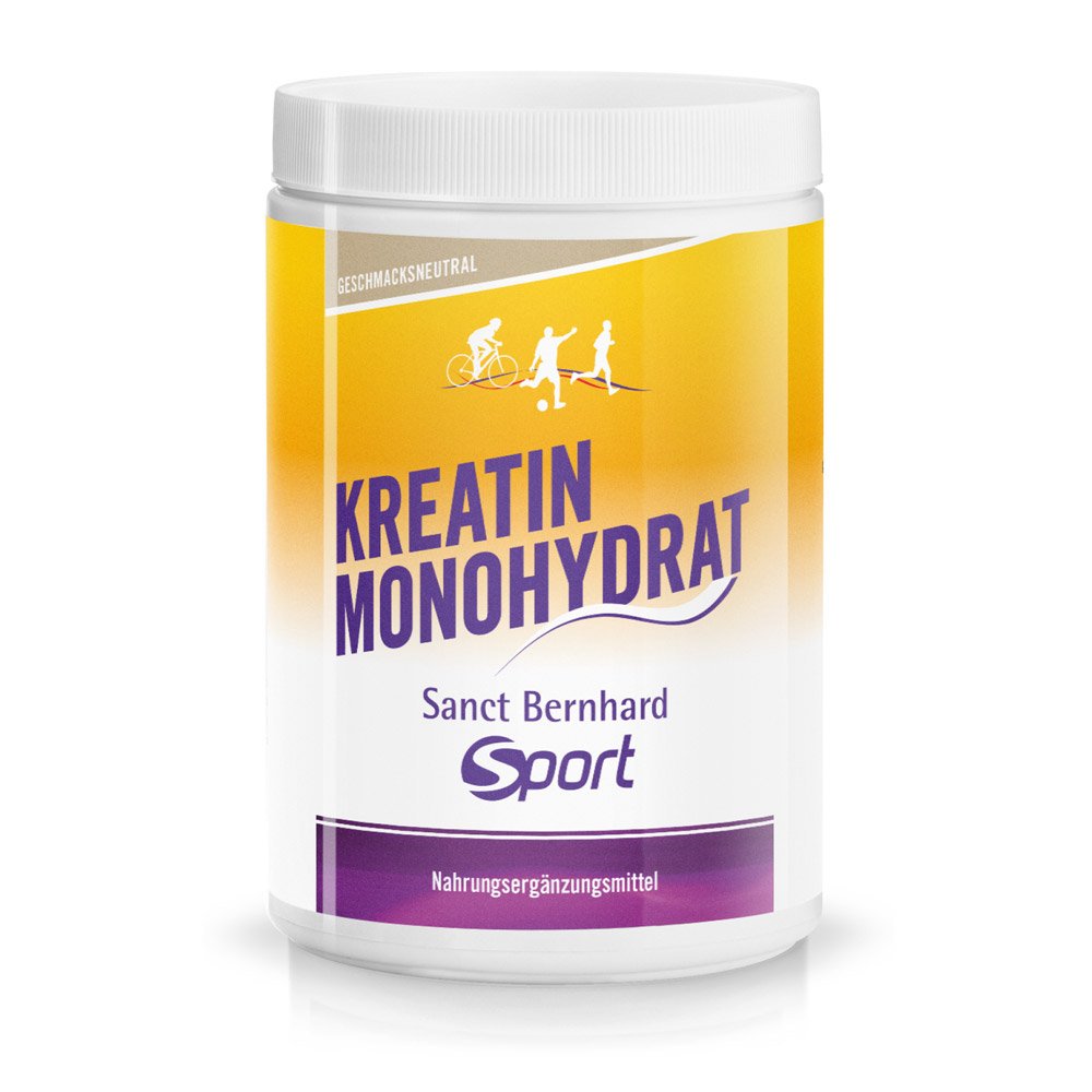 2580 (1) 600g كرياتين مونوهيدرات.Sanct Bernhard Sport Kreatin-Monohydrat - الصورة 1