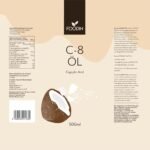 ⁦زيت MCT C8 من FOODIN  زيت جوز الهند.FOODIN MCT Öl C8, 500ml Kokosöl⁩ - الصورة ⁦2⁩