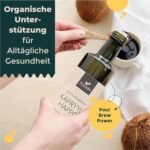 ⁦زيت MCT C8 من FOODIN  زيت جوز الهند.FOODIN MCT Öl C8, 500ml Kokosöl⁩ - الصورة ⁦3⁩