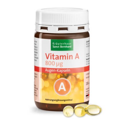 كبسولات فيتامين أ للعين.Vitamin A: Kräuterhaus