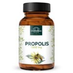 كبسولات البروبوليس .Propolis Kapseln - 1.000 mg Propolisextrakt pro Tagesdosis (2 Kapseln) - 60 Kapseln