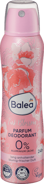 باليا مزيل العرق بخاخ عطر زهر وردي، 150 مل. deo spray balea