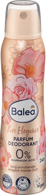 باليا مزيل العرق بخاخ عطر بيور إيليجانس، 150 مل. deo spray balea
