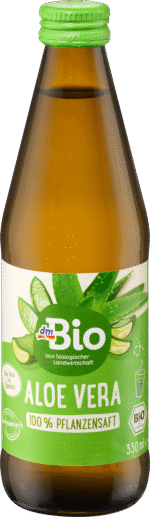 بيو عصير نباتي, صبار غائم بشكل طبيعي، 330 مل.Pflanzensaft, Aloe Vera naturtrüb Dm
