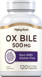 صفراء بقرية، 500 ملغ (لكل حصة)، 120 كبسولة سريعة التحلل.Rindergalle, 500 mg