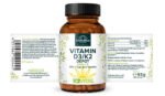 ⁦فيتامين د3/ك2.Vitamin D3 / K2 5000 I.E. Depot - 125 µg D3 und 100 µg K2 pro 5 Tagesdosis - 180 Tabletten⁩ - الصورة ⁦2⁩