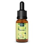 قطرات فيتامين د3 / ك2 للأطفال.Uni Junior - Vitamin D3 / K2 Tropfen für Kinder mit veganem D3 - 500 I.E.