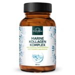 مركب الكولاجين البحري مع حمض الهيالورونيك والفيتامينات والمعادن - 180 كبسولة .Marine Kollagen Komplex