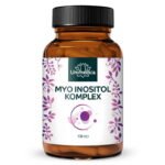 مركب ميو إينوزيتول مع حمض الفوليك وفيتامين ب6. Myo Inositol Komplex - mit Folsäure und Vitamin B6 - 120 Kapseln - von Unimedica